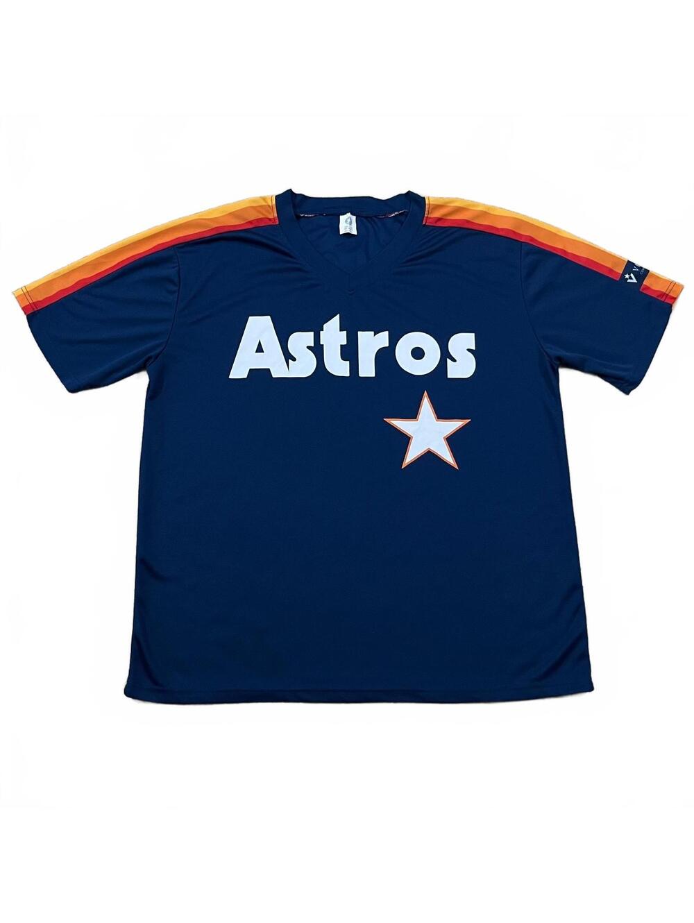 Houston Astros Alex Bregman SGA Replica Throwback Jersey Blue Size XL